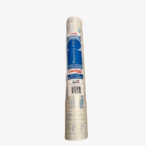 NEW Clear Con-Tact Brand Adhesive Covering 18in x 75ft roll - Picture 1 of 4